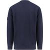 Stone Island Dyed Sweatshirt Navy Blue Men Tops 811561241-V0120