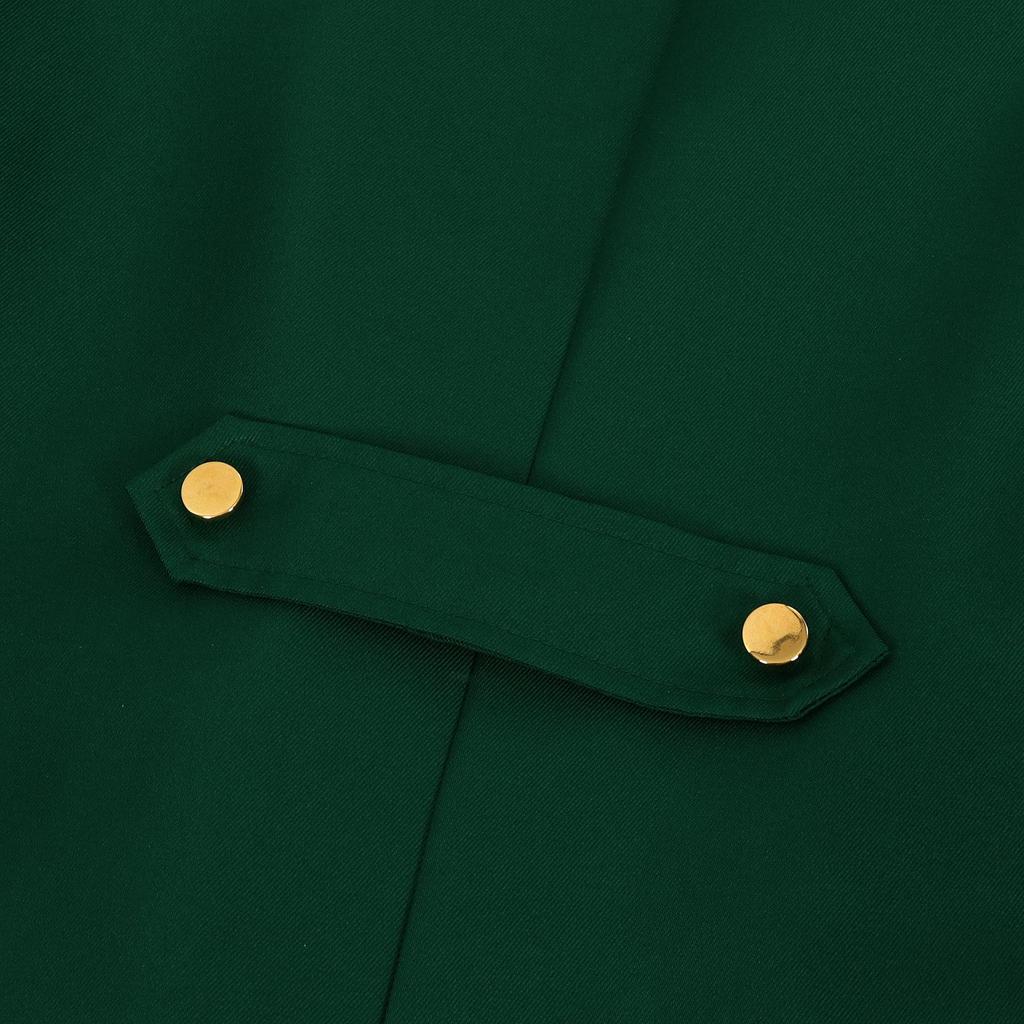 Medieval Swallowtail Costume for Halloween & St. Patrick's Day In Irish Green