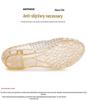 Women's Summer Crystal Wedge Sandals - Versatile, Non-Slip, Comfortable, Odor-Free, Soft Outdoor Commuting Shoes