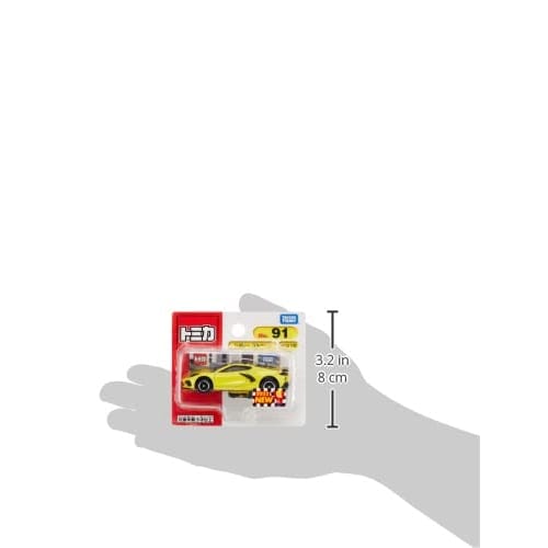 Takara Tomy Tomica No. 91 Chevrolet Corvette (Blister Packaging) Miniature Car Toy for Ages 3 and Up