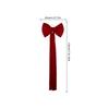 Tree Topper Bow Red Seasonal Decoration Velvet Wreath Bows For Christmas Wreath Door Garland Cabinet Home Farmhouse Banquet
