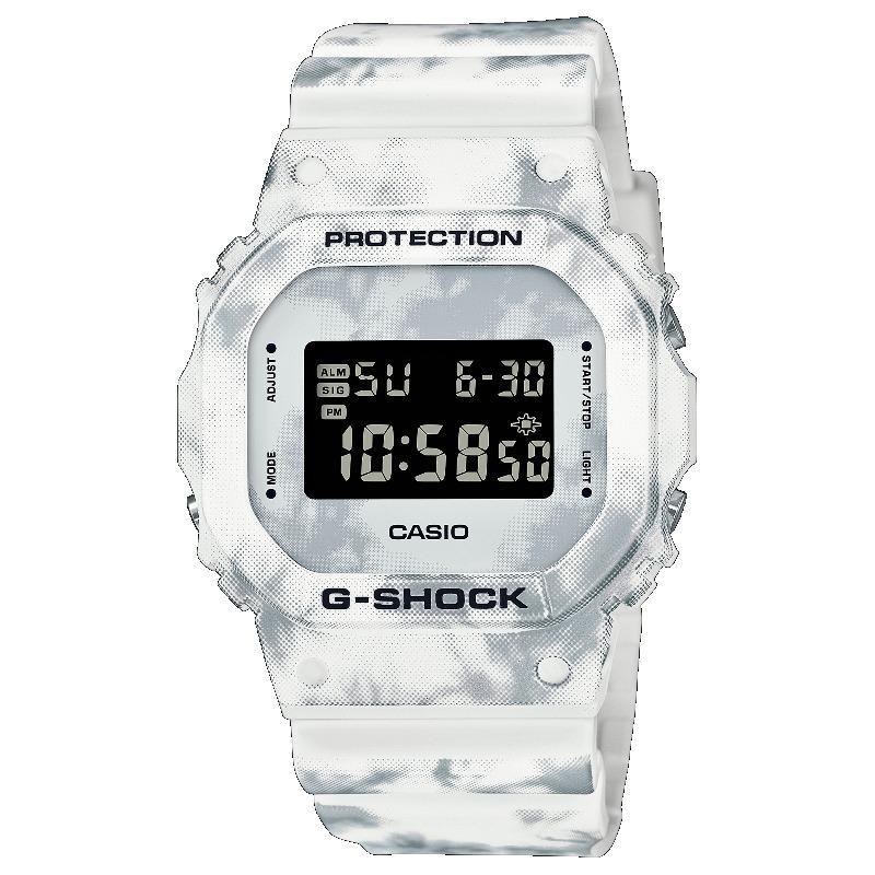 

Casio Men s Resin 200M Water Resistant Shock Resistant Alarm Quartz Watch DW-5600GC-7 белый