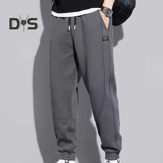 Loose Casual Pants Pockets Stylish Solid Color Running Sport Pants