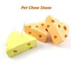 Small Pet Animal Mini Laa Calcium Corn/Cheese/Orange Shape Teeth Grinding Molar Stone Chew Toy for D