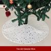 Creative Cartoon Print Christmas Tree Skirt - Festive Home & Party Decoration
