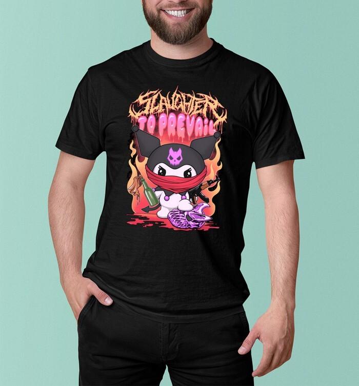 Slaughter To Prevail Kuromi Short Sleeve Unisex Cotton S to 5XL Shirt Unisex T-Shirt XL