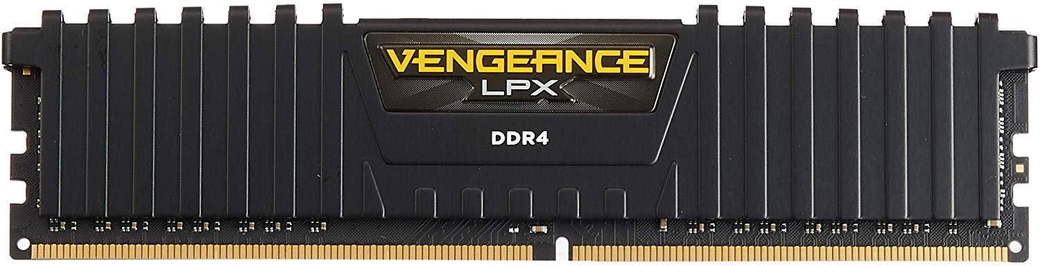 

CORSAIR DDR4 Memory Module VENGEANCE LPX Series 8GB x 2 Kit CMK16GX4M2A2400C14 чорний