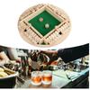 Shut The Box Educational Toys,Multicolor 4 Player Interactive Interesting Wood Tabletop Game