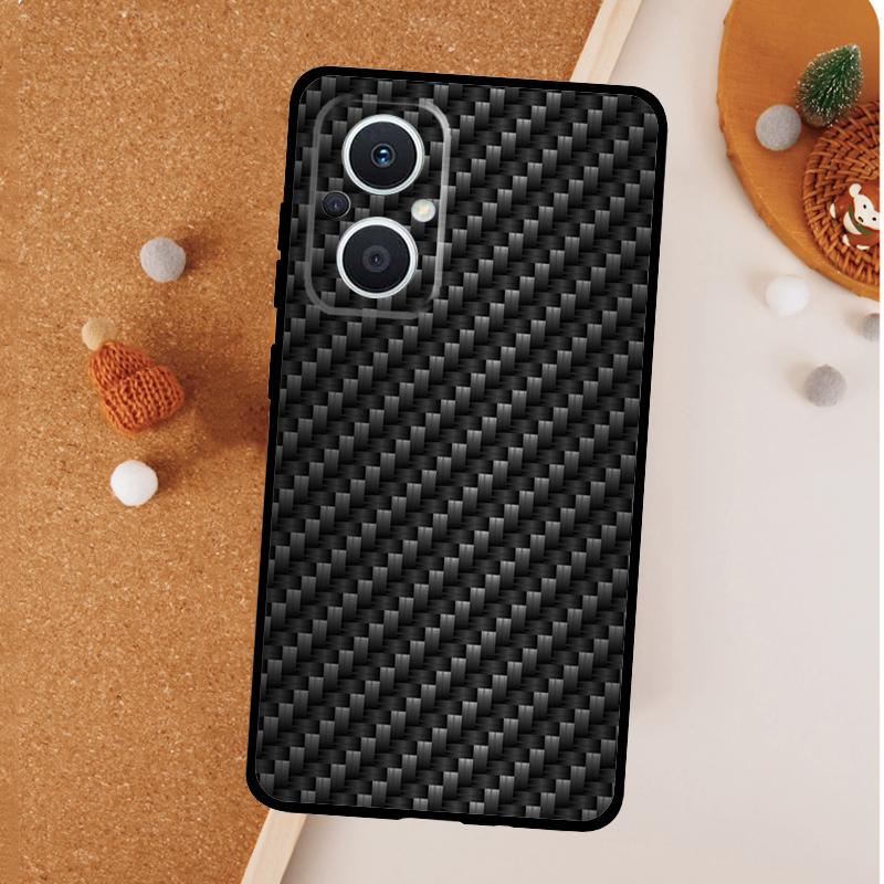 Carbon Fiber Phone Case For OPPO Reno 12 F 13 F 11 8T 7 8 10 Pro OPPO Find X8 X6 Pro X3 X5 Lite Cover