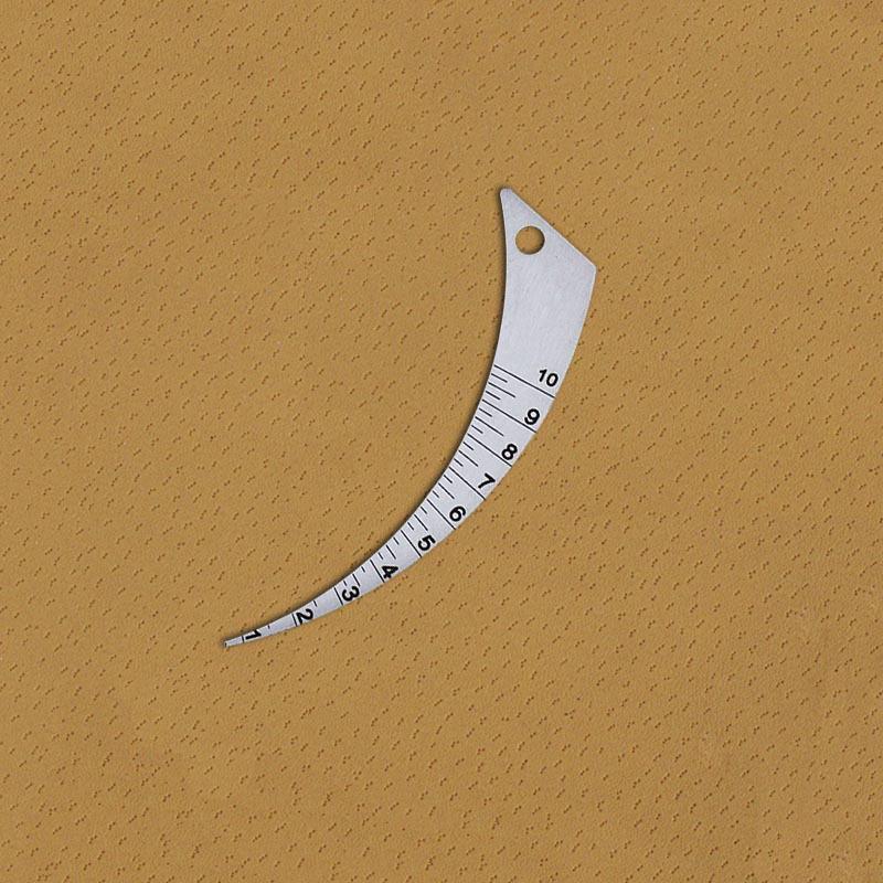 Arc, Crescent, Angled Gauge Set: 1-10mm Gap & 1-15mm Ox Horn Bore Gauge for Inner Diameter Measurement
