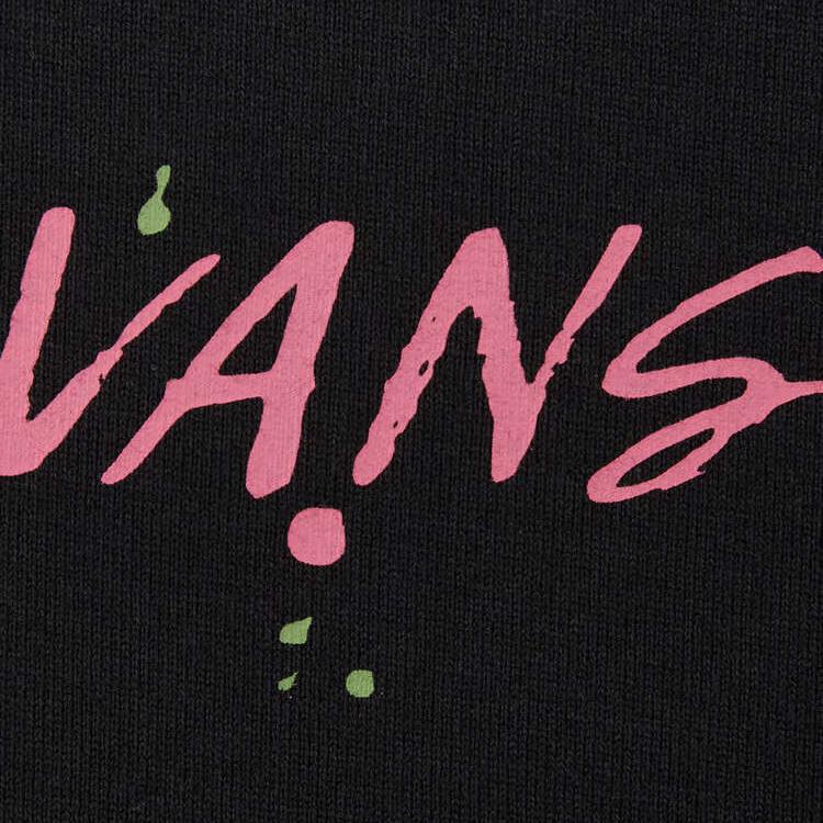 Vans Super Lowpro Comfortable Soft Letter Crew Neck Short Sleeve T-Shirt Unisex Tops VN00104GBLK