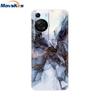 For Huawei P60 Pro Case Cute Heart Cartoon Painted Silicone Clear TPU Back Cover For Huawei P 60 P60 2023 P60Pro Phone Cases