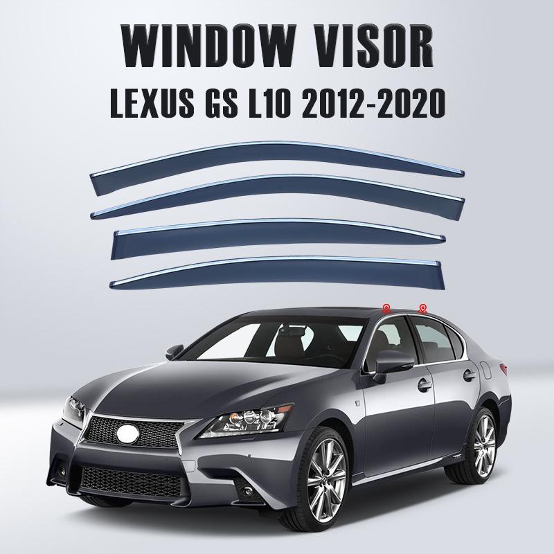 Lexus GS Sun & Rain Visor and Rearview Mirror Shield