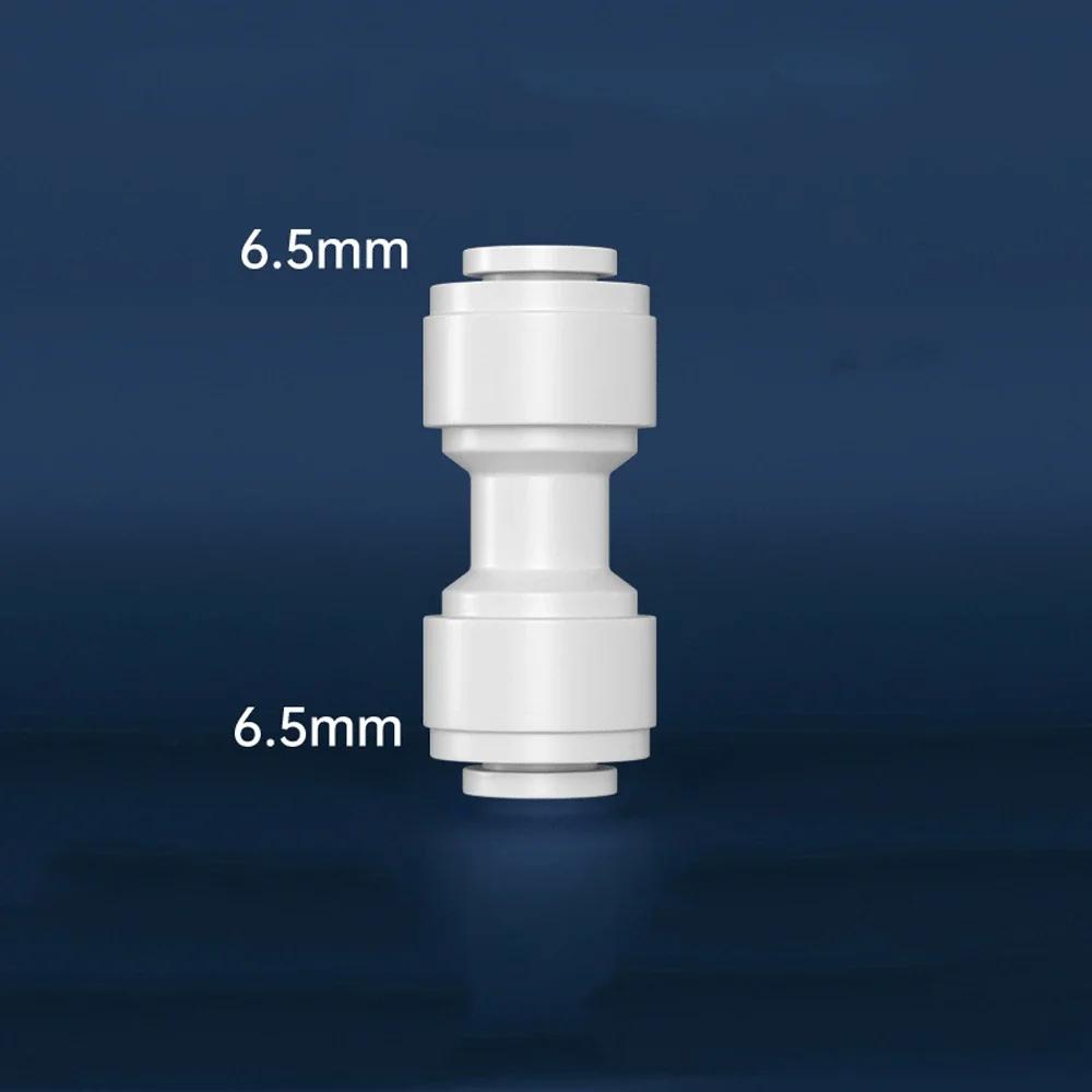 1/4" 3/8" OD Tube Tap Shut Off Ball Valve POM Quick Fitting Connector Tee Elbow Reducer Aquarium RO Water Filter Reverse Osmosis
