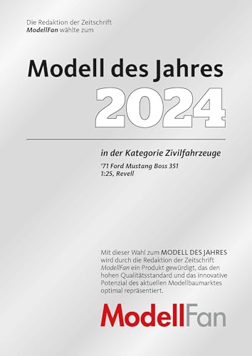German Revell 1/25 71 Mustang Boss 351 Plastic Model 07699