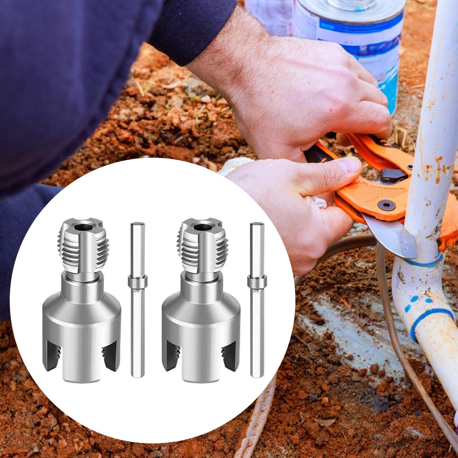 

2 шт. ПВХ Труборезьбы 1/2 3/4 Плашки Нарезчик резьбы Режущий инструмент для строительства дома