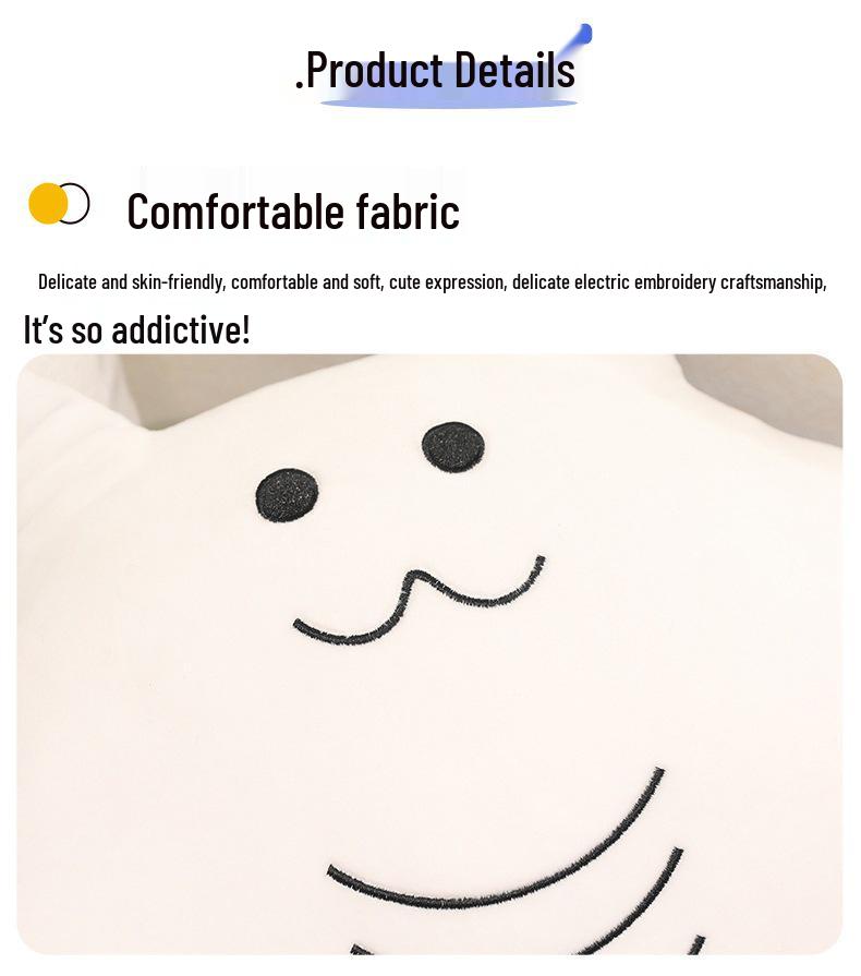 Manta Ray Plush Toy Cushion - Ocean Animal Doll for Kids