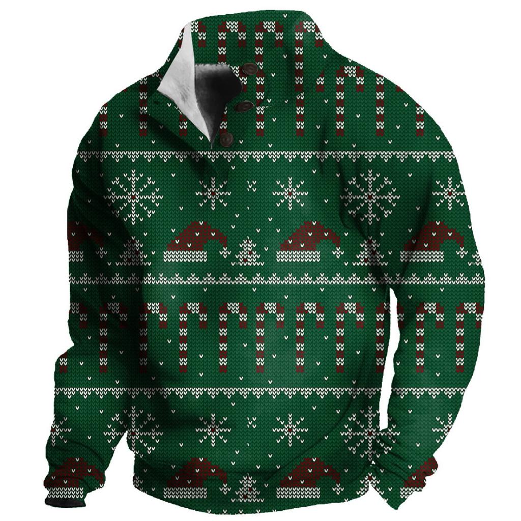 İlkbahar ve Sonbahar Erkek Ayakta Yaka Kazak Açık Hava Rahat Kazak Üstleri