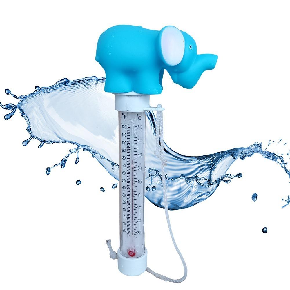 PVC Pool Water Temperature Meter Floating Waterproof Swimming Pool Thermometer Cartoon Animals Accurate Thermometer Swimming