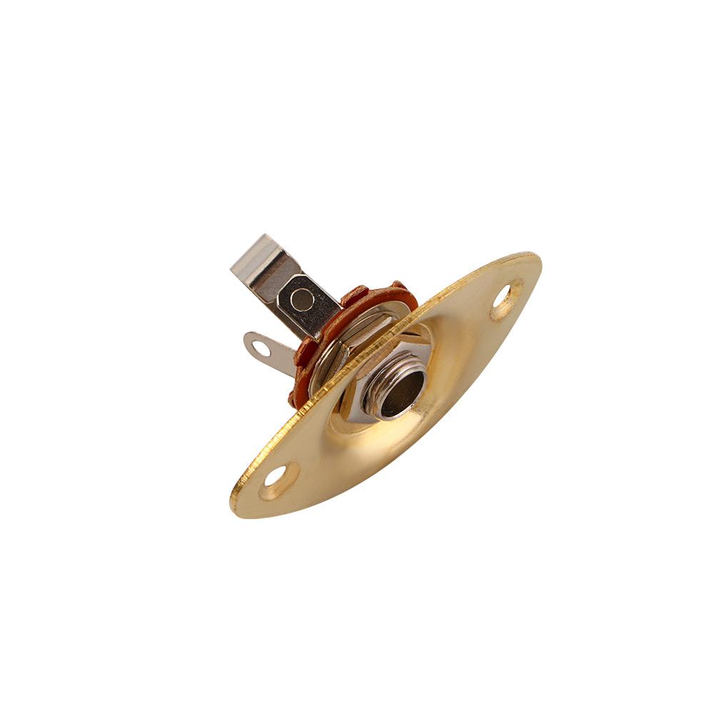 Jack Plate & Screws for Electric Guitar Output Socket Outputing Audio Output Stereo Jack