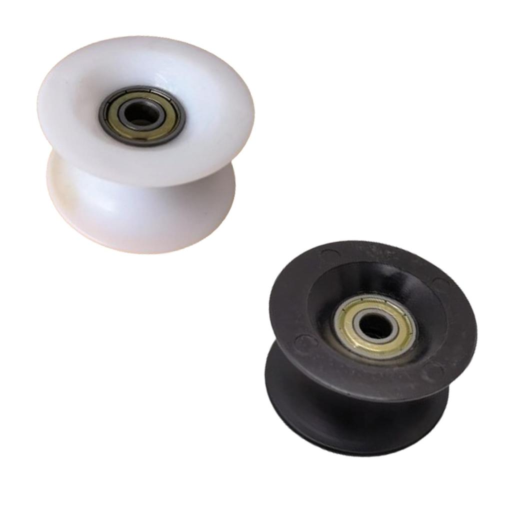 Rowing Machine Bearing Wheel Heavy Duty Gym Equipment Wheels Replacement Pulley for Fitness Exercise Strength Training Home Gym