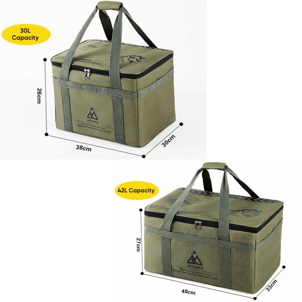Large Capacity Camping Gear Organizer Portable Outdoor Equipment Bag Outdoor Camping