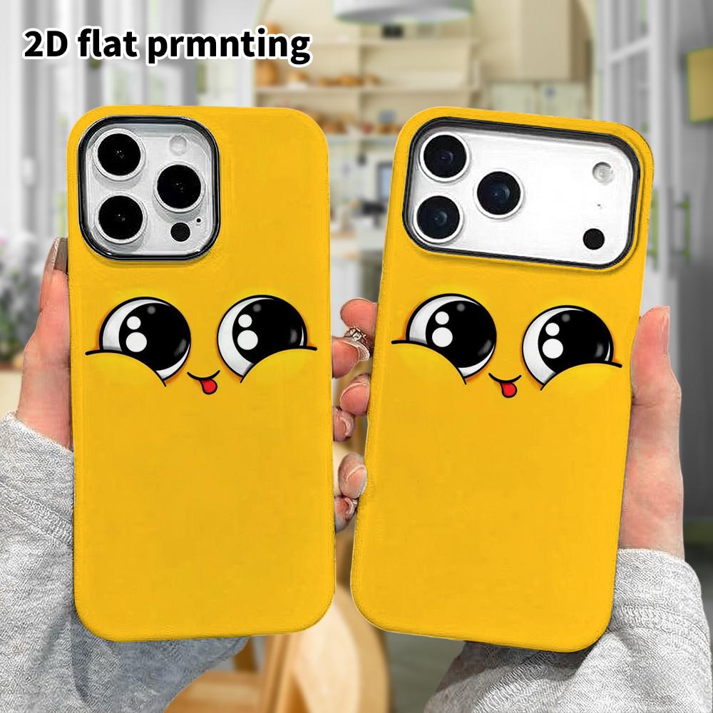Phone Case: 2D Flat Samsung Galaxy A34 A35 M05 M06 S20 S22 S21 FE Plus 5G Protective Case, Cute Big Eye Expressions, Perfect Christmas and Halloween H