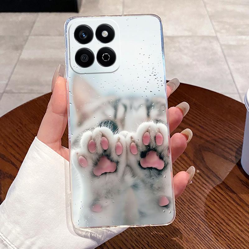 Casing For Honor X7C 200 Smart Phone Case Cute Cool Boys Girls Dragon Patterns Transparent Soft silicone Back Cover Bumper Shell