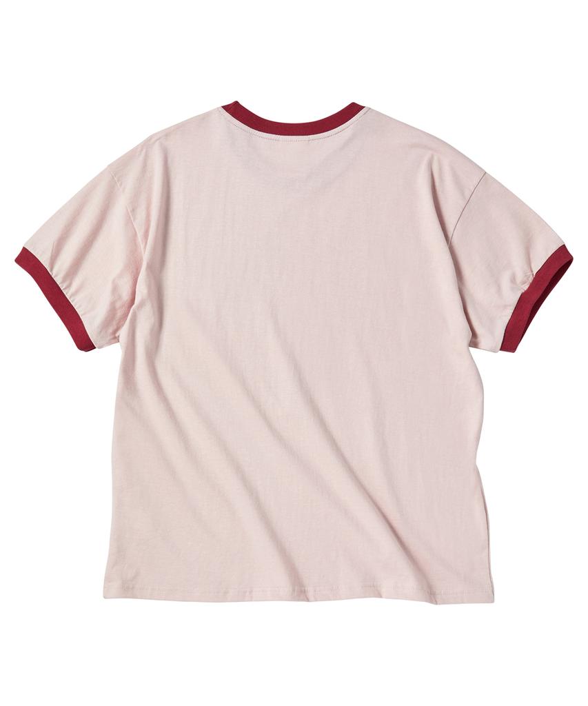 Eontaiteulseoul Archive Unicorn Ringer Crop Short Sleeve Pink