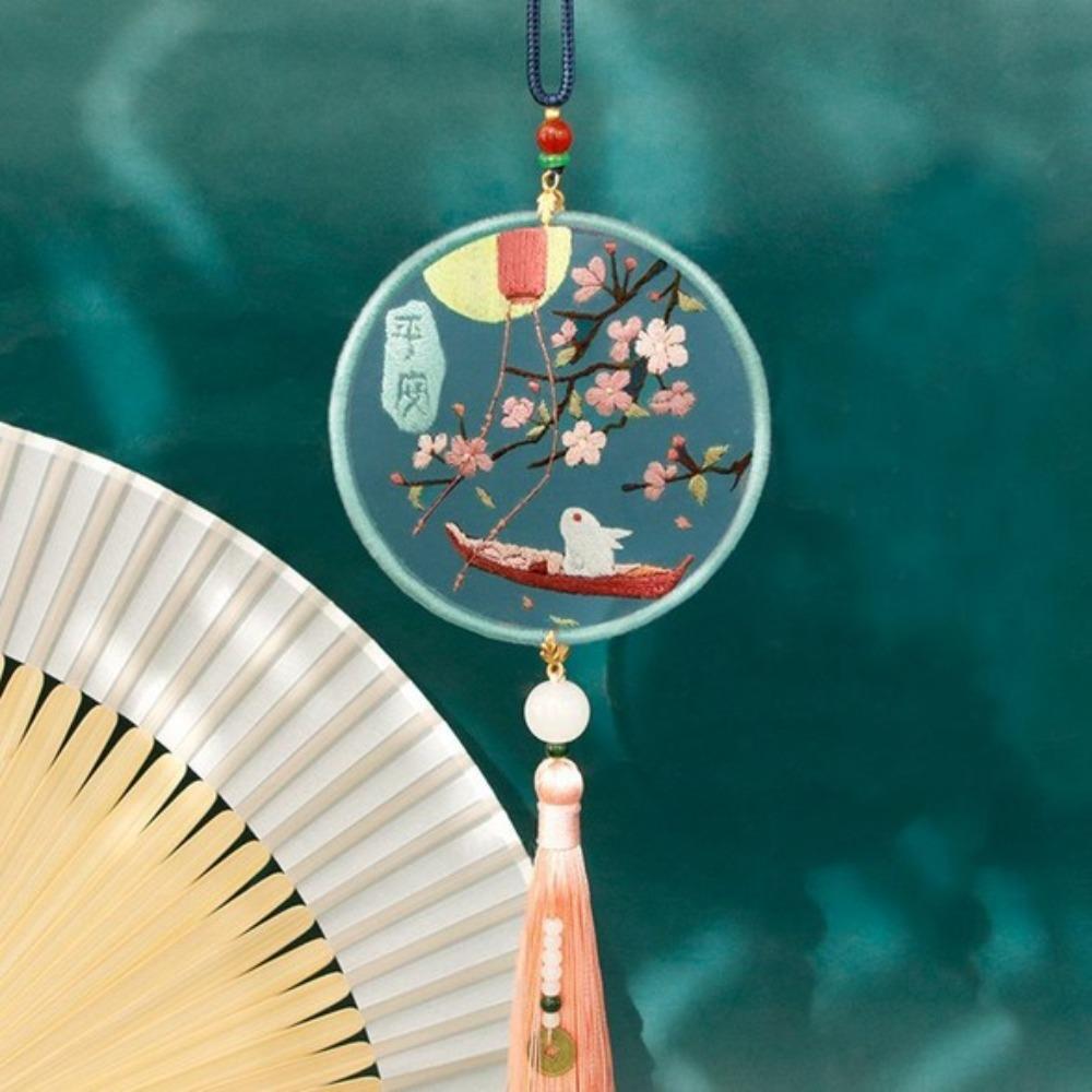 

Подвеска Пакет Вышивка Украшения ручной работы Подвеска с вышивкой кролика