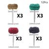10/12Pcs Mini Drill Abrasive Brush Nylon Buffing Polishing Wheel Rotary Hand Tool Accessories Set Rust Remover