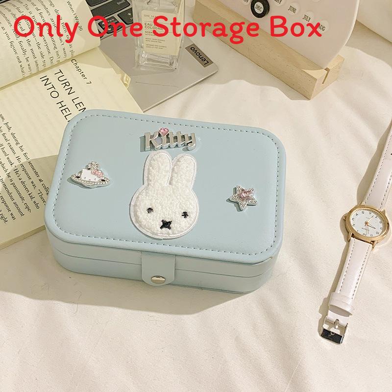 Miffy Bunny Jewelry Organizer With Large Capacity For Earrings Rings And Necklaces Perfect For Gift Giving