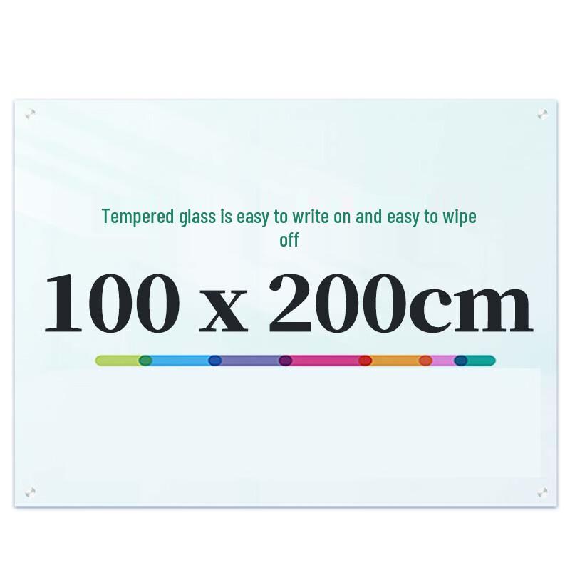 Deli 8741 Magnetic Glass Whiteboard