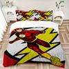 3pcs Flash superhero Duvet Cover Set, 1 Duvet Cover + 2 Pillowcases (No Insert), High-Definition Print for All Seasons,Durable yy251103065