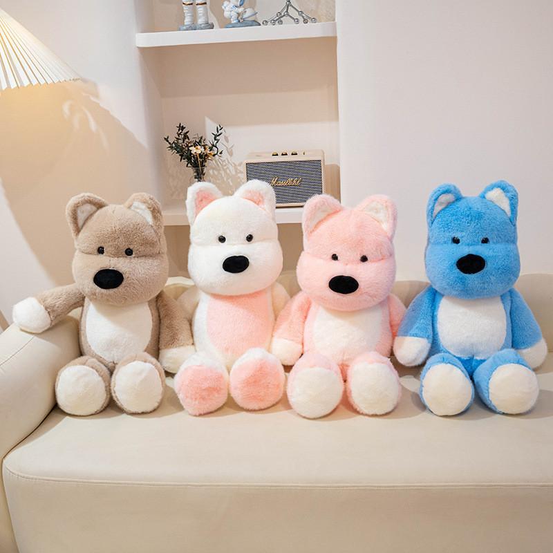 Plush West Highland Terrier Dog Stuffed Animal Sitting Pose Gift For Kids And Collectors