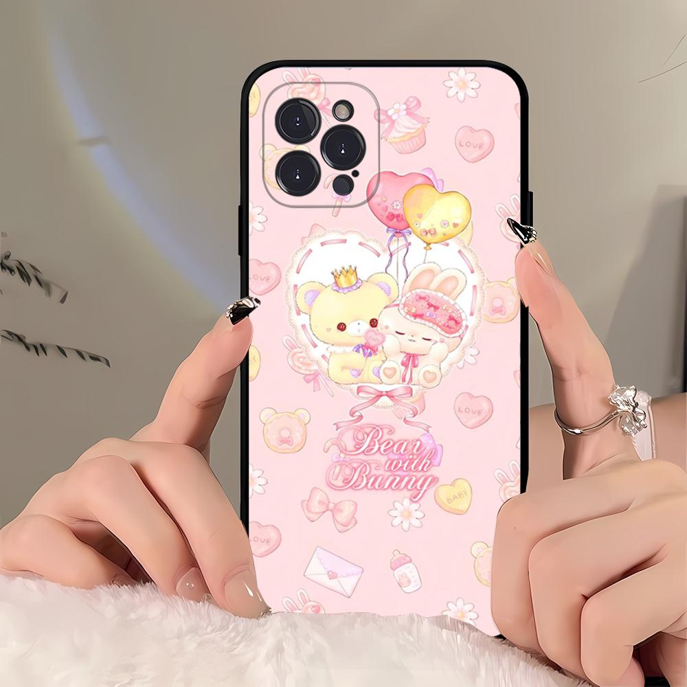 S-Sugarbunnies Phone Case For iPhone 16 15 14 11 12 13 Mini Pro XS Max Cover 6 7 8 Plus X Funda Shell