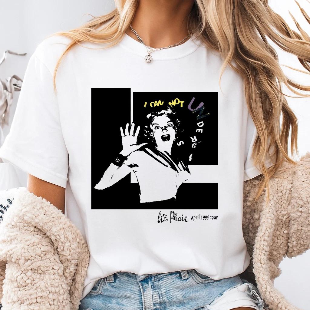 Liz Phair April 1995 Tour White Unisex T-Shirt – S to 5XL S