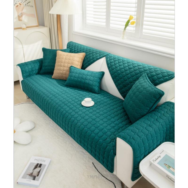 Sofa Cushion Four Seasons Universal Nordic Simple Non-Slip Seat Cushions Modern Winter Leather Sofa Cover Cover Cloth