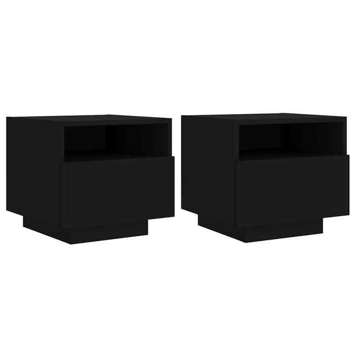 Bedside Table - Maison Exclusive - RGB LED - Engineered Wood - 40 X 39 X 37 Cm