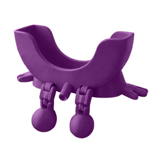 Suport simpatic suspendat pentru burete cu drenaj, suport pentru burete de curățat imprimat 3D cu picioare atârnate, suport amuzant pentru burete de blat pentru chiuveta de bucătărie