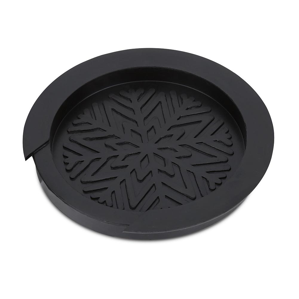 Schwarze Gummi-Gitarren-Schalllochabdeckung Block für Akustik-Klassik-Gitarre 41 42