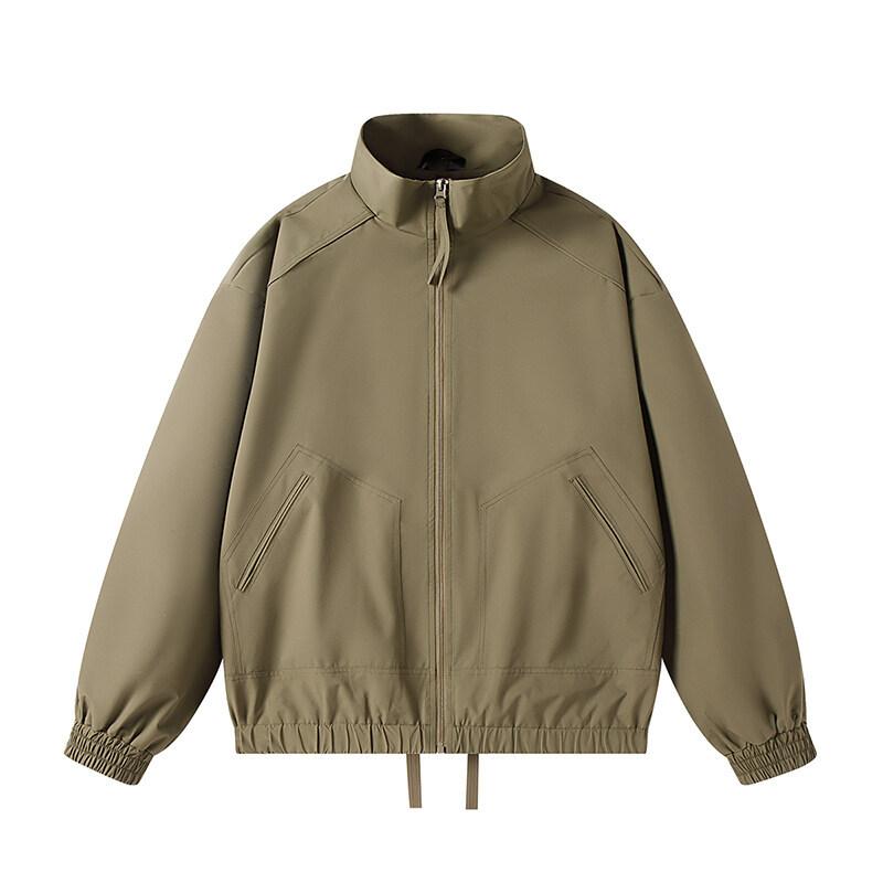 

2025 autumn American stand-up collar tooling sports top loose and versatile pilot windproof jacket men s jacket S 90-50kg wear