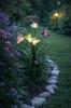 Solarna Lampa Ogrodowa Z Motylami Led