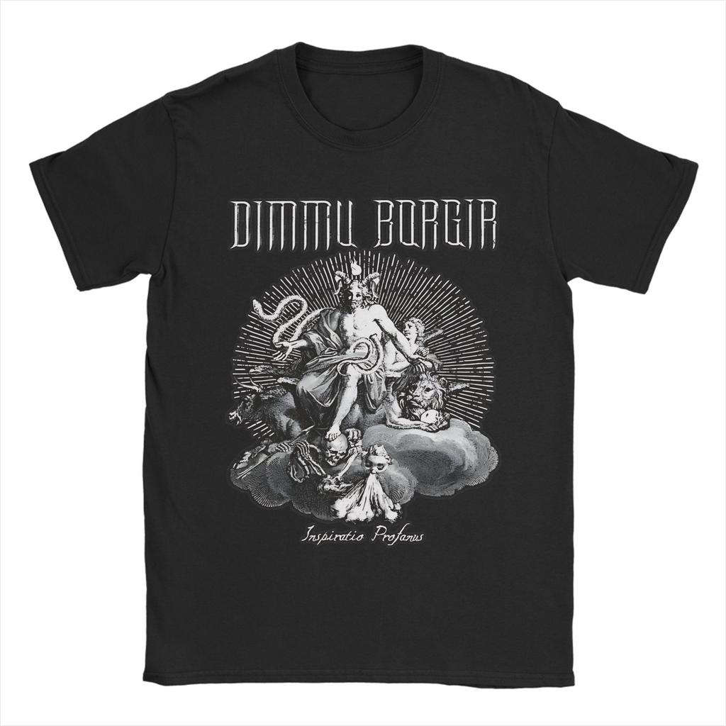 Dimmu Borgir Black Metal Band Outfit Unisex T Shirts Cotton Tee Fashion  T-shirt Clothing