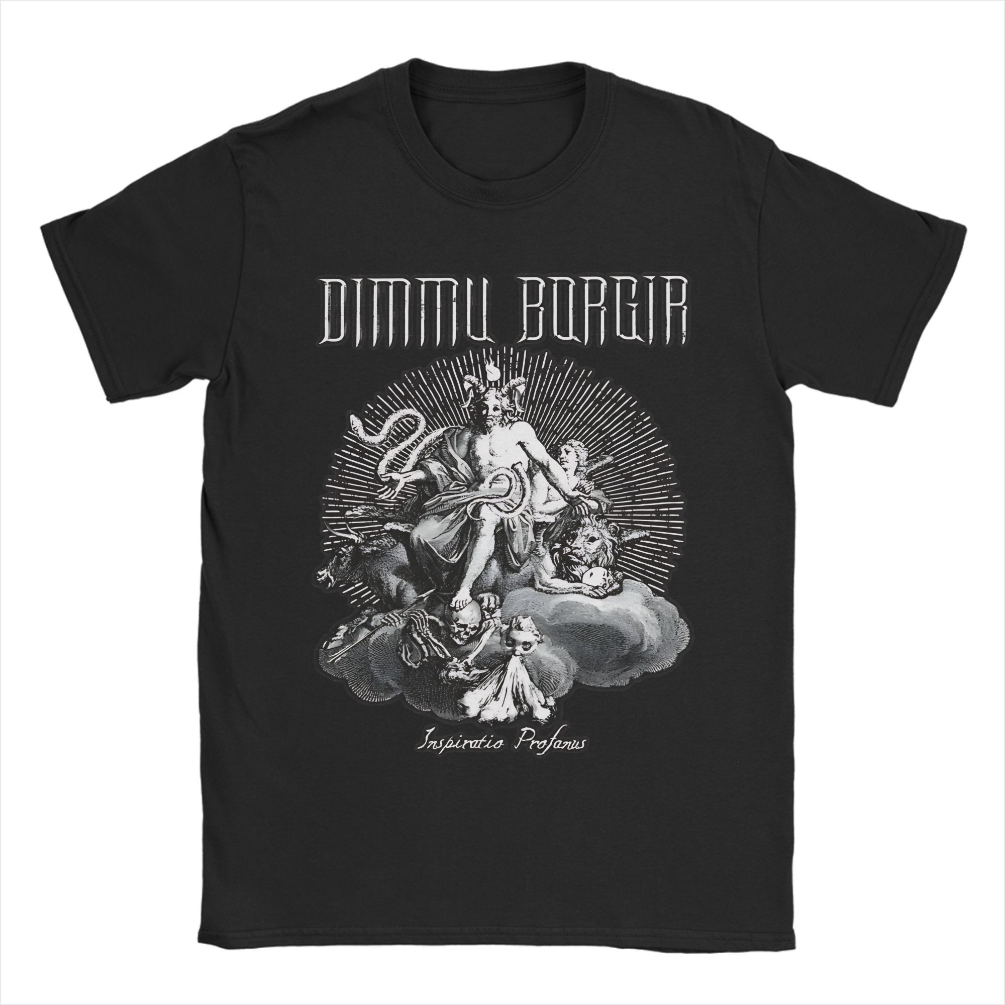 

Dimmu Borgir Black Metal Band Outfit Unisex T Shirts Cotton Tee Fashion T-shirt Clothing 4XL
