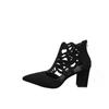 Ladies Shoes 2025 High Quality Ankle Women's Boots Hollow Out Modern Boots Women New Plus Size Best Seller Sandal Boots