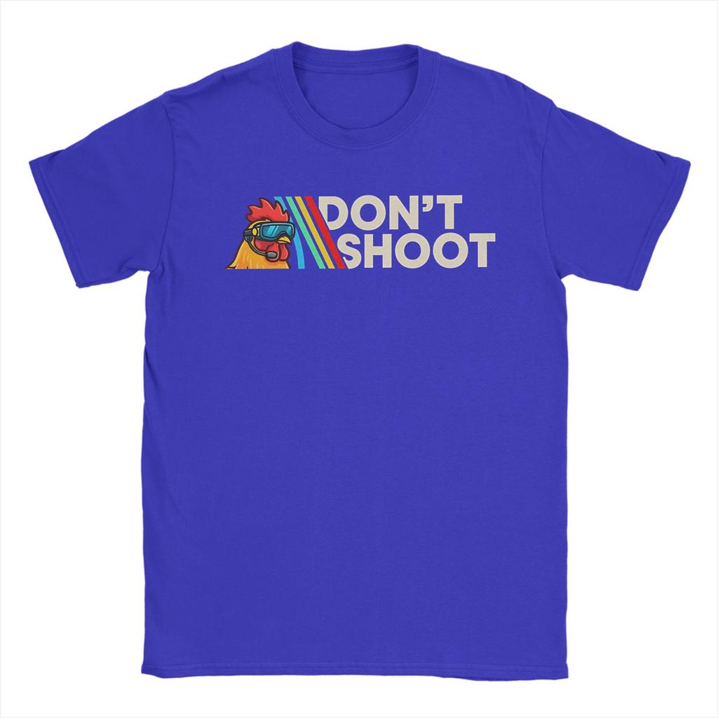 Don Shoot Game Arc Raiders Hühnchen Meme T-Shirts Unisex 100% Baumwolle Neuheit T-Shirt Rundhals T-Shirts Kurzarm Kleidung Sommer