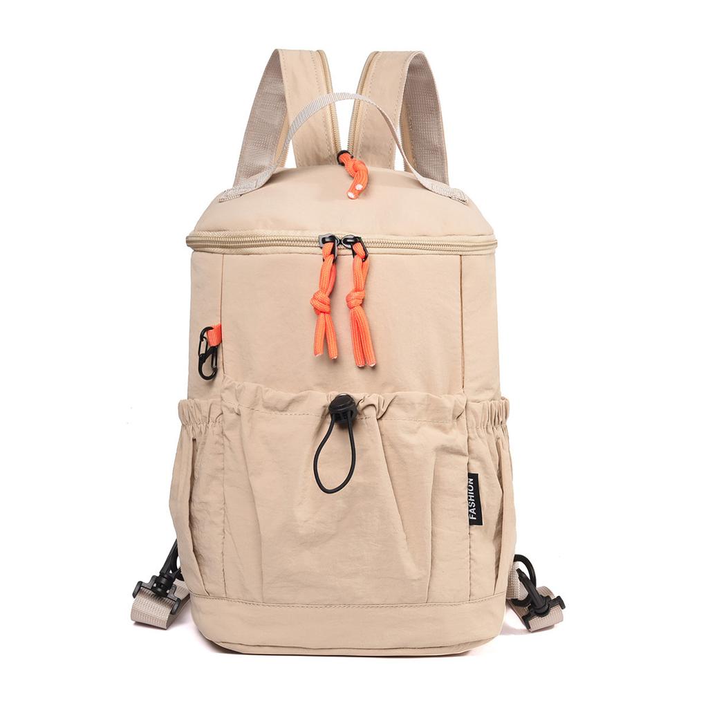 Schoolbag backpack women's new Korean version simple backpack light contrasting color student schoolbag outdoor commuting large-capacity leisure bag