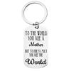 Stainless Steel Keychain with Laser Engraving - Perfect Gift for DAD on Father's Day, Mother's Day, or Birthday