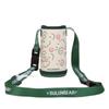 Cute Cartoon Print Sport Water Bottle Bag PU Eco-friendly Cup Holder with shoulder Strap Portable Cup Protective Cover